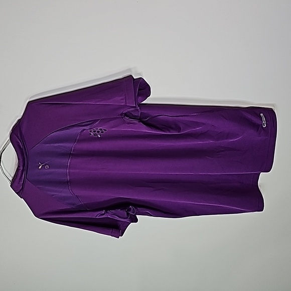 Puma medium purple short sleeve polo - Picture 3 of 5